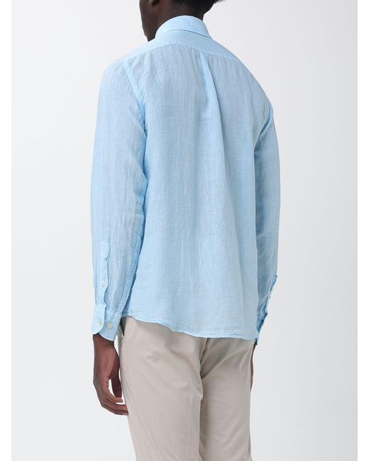 Camicia Basic di B.D. Baggies in Blue da Uomo