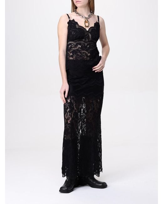 Rabanne Black Lace Skirt