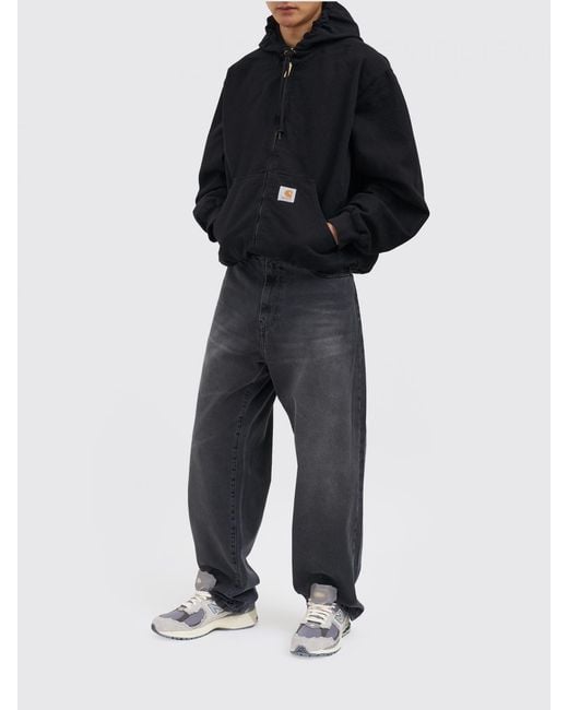 Carhartt Black Cotton Hoodie for men