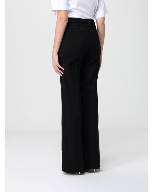 Sportmax Black Crêpe Palazzo Trousers