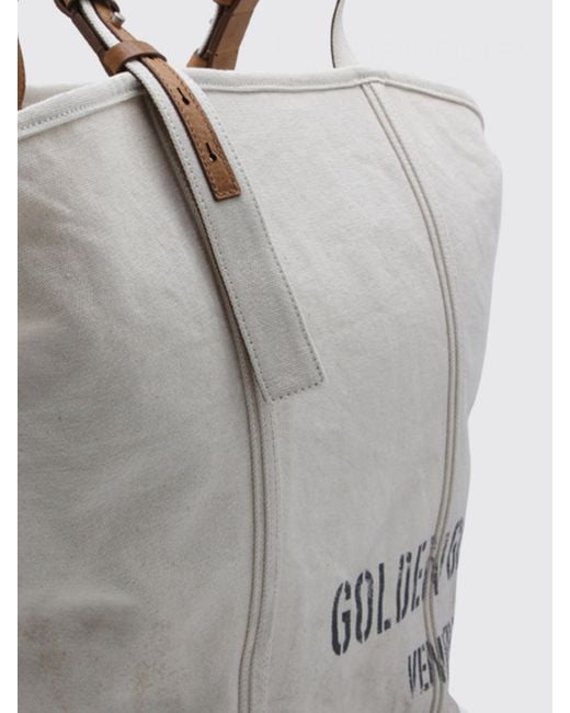 Golden Goose Deluxe Brand White 24.7 Cotton Canvas Bag