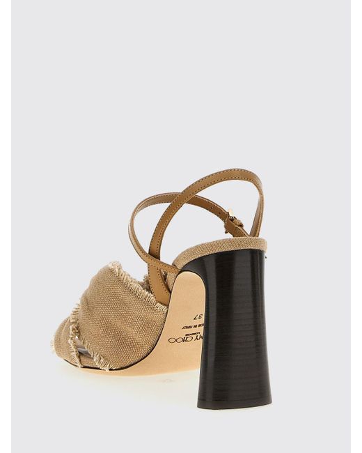 Jimmy Choo Metallic Flat Sandals