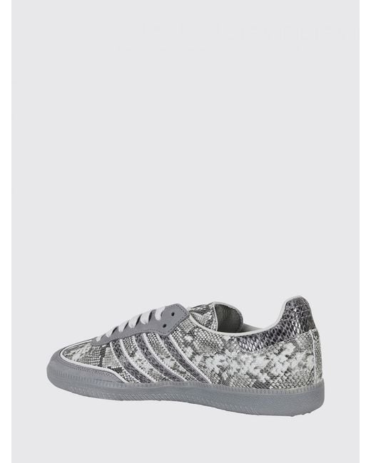 Adidas Originals White Samba Og Leather Sneakers With Python-Effect Print for men