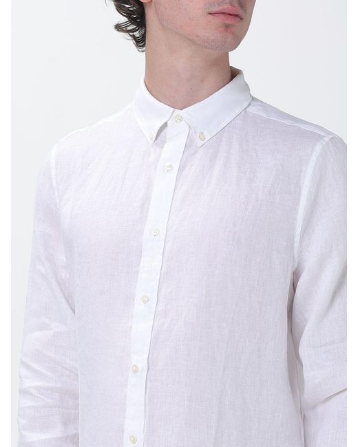 Ecoalf White Linen Casual Shirt for men