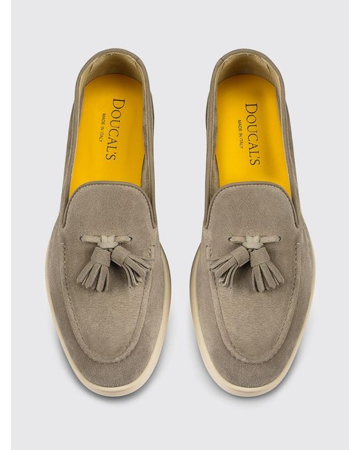 Doucal's Multicolor Suede Loafers