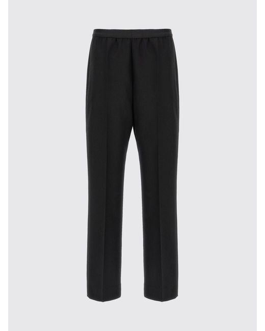 Maison Margiela Black Slim Fit Virgin Wool Trousers