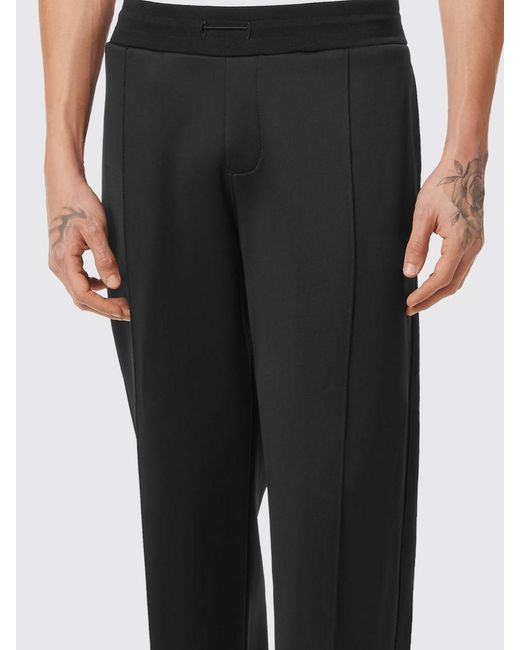 Billionaire Black Cotton Jogging Trousers for men