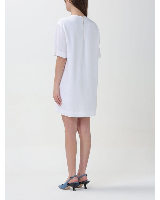 Moschino Couture White Dress