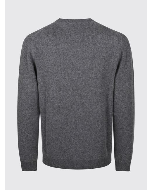 Ballantyne Pink Diamond Pattern Pure Cashmere Crewneck Jumper for men