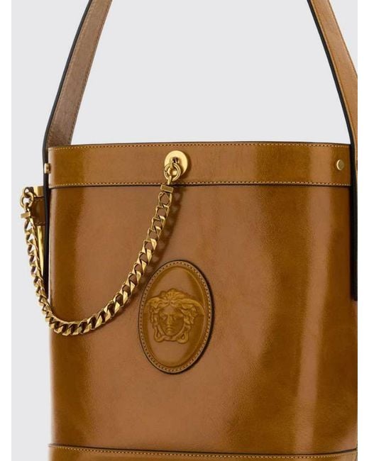 Borsa A Secchiello Pivot di Versace in White