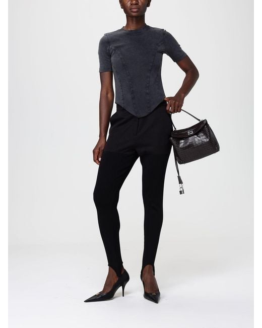 Balenciaga Gray Corseted T-Shirt