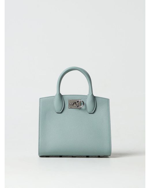 Ferragamo Blue Handbag