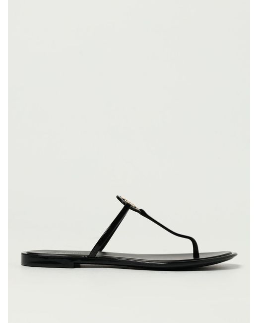 Sandalias Planas Mujer Tory Burch de color Black