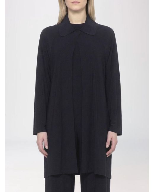 Norma Kamali Blue Jersey Cardigan