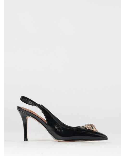 Kurt Geiger Black Belgravia Naplak Slingback Pumps