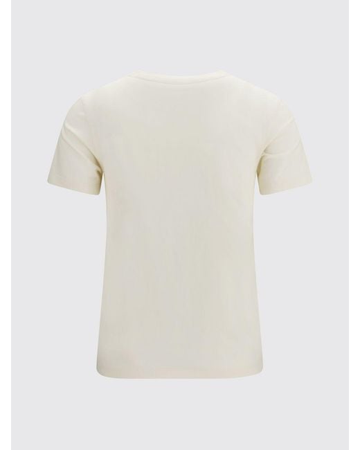 Maison Kitsuné White Maison KitsunÉ Chillax Fox Logo Print Cotton T-Shirt With Crew Neck