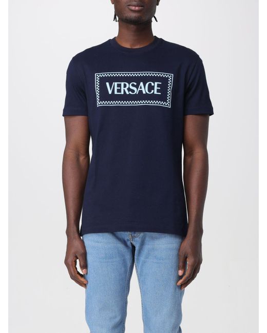 Versace Blue T-shirt for men