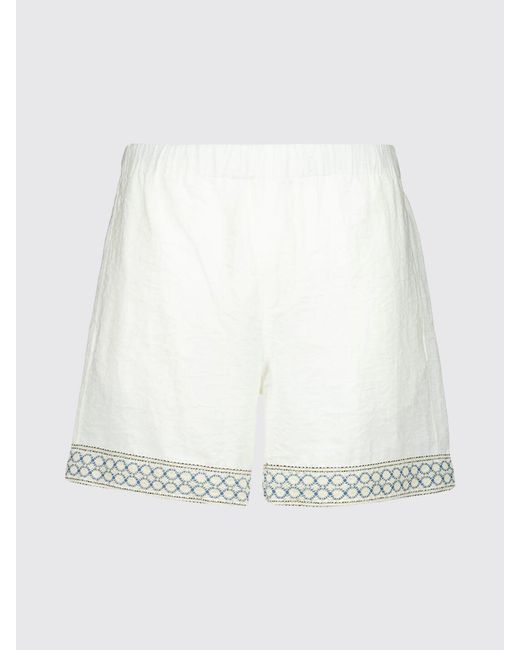 Commas White Shorts for men