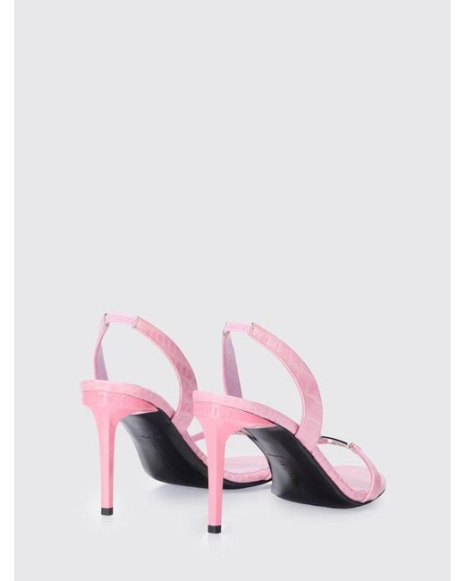 Philipp Plein Pink Heeled Sandal