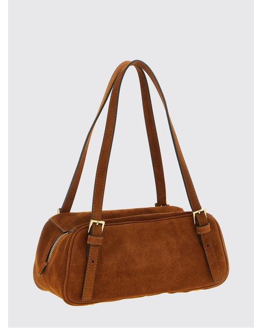 Versace Brown Tag Suede Bag