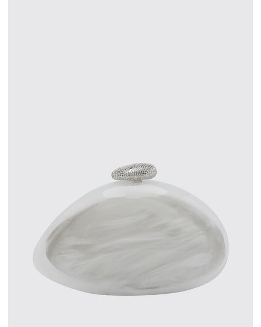 Benedetta Bruzziches White Ariel Clutch