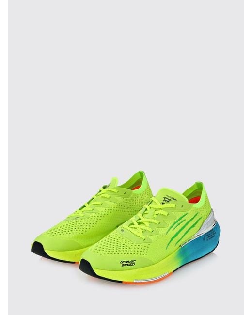 Philipp Plein Green Atomic Speed Crochet Knit Sneakers for men