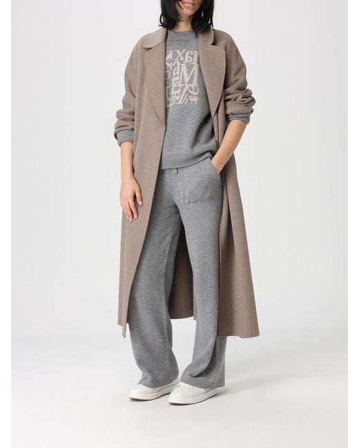 Max Mara Natural Wool Coat