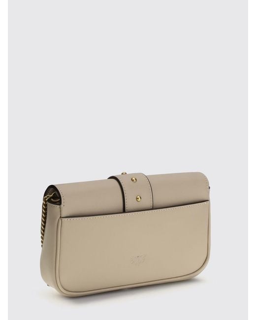 Pinko Natural Love Bag One Simply Leather Bag