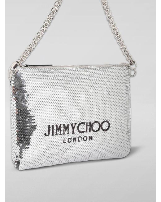 Jimmy Choo White Shoulder Bag