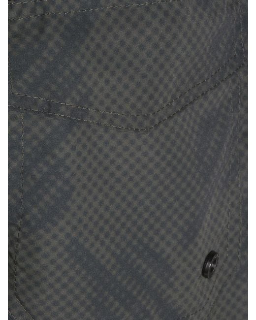 Daily Paper Blue Drawstring Polyester Swimsuit for men