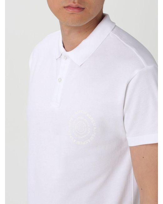 Polo Aspesi pour homme en coloris White