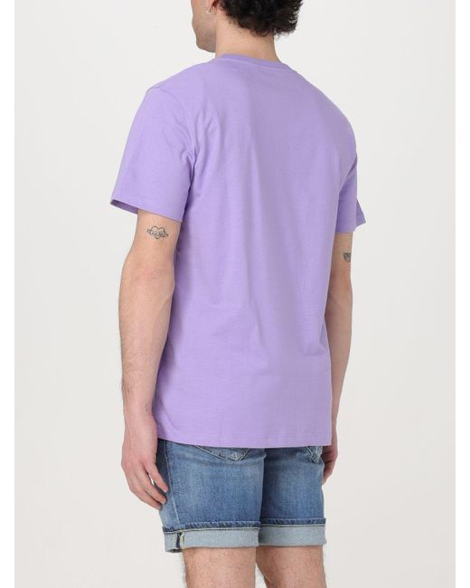 T-shirt con logo di Dondup in Purple da Uomo