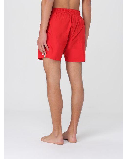 Maillot De Bain Homme Boss pour homme en coloris Red