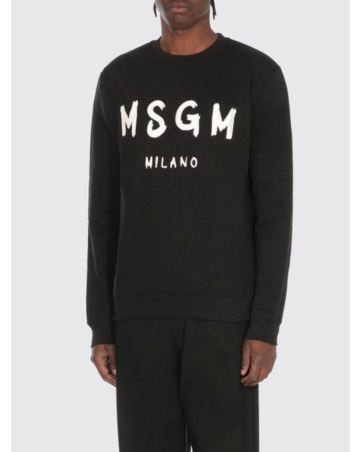 MSGM Sweatshirt Herren in Black für Herren