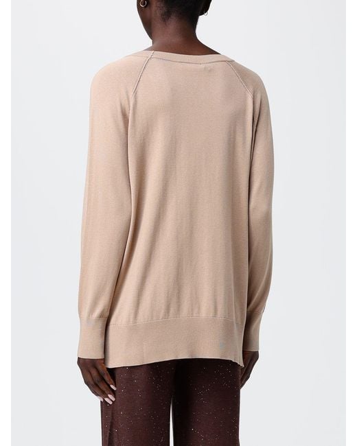 Kangra Natural Silk And Cotton Crewneck Top