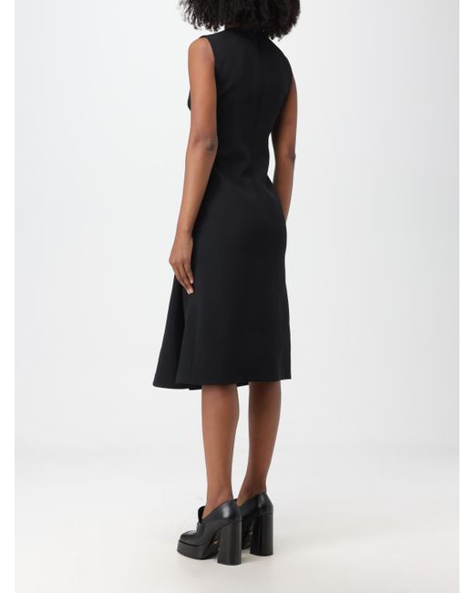 Versace Black Dress In Viscose Blend