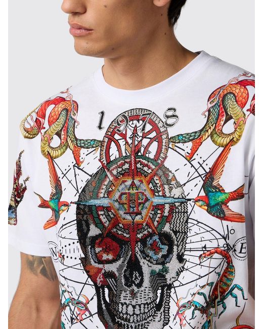 Philipp Plein White T-Shirt for men