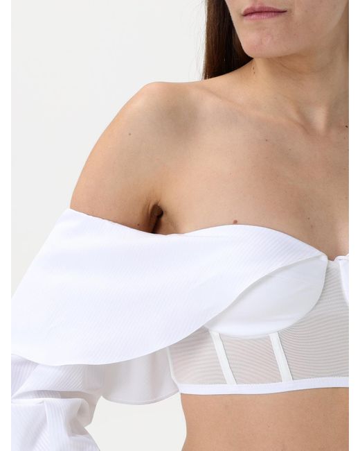 Elisabetta Franchi Natural Top Damen