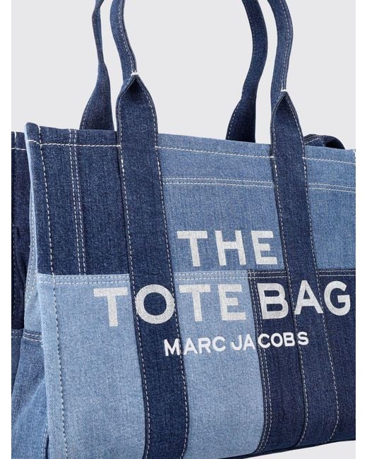 Marc Jacobs Blue The Large Tote Bag Patchwork