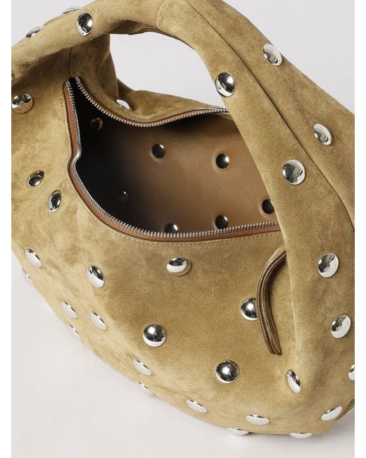 Borsa Olivia di Khaite in Metallic