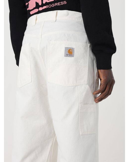 Pantalón Carhartt de hombre de color White