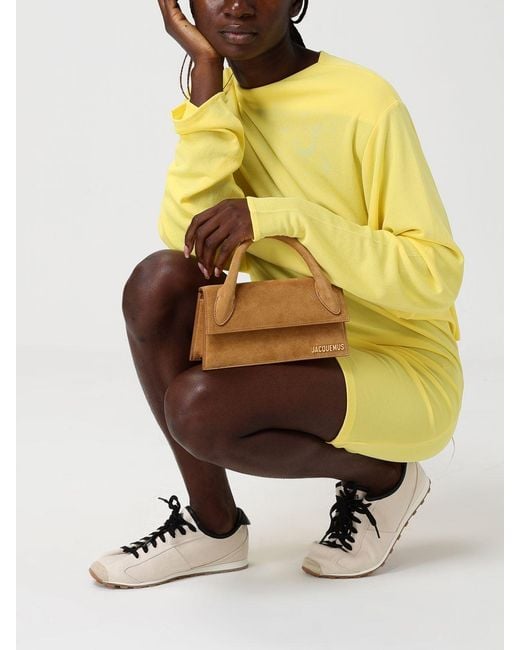 Jacquemus Brown Le Chiquito Long Suede Bag