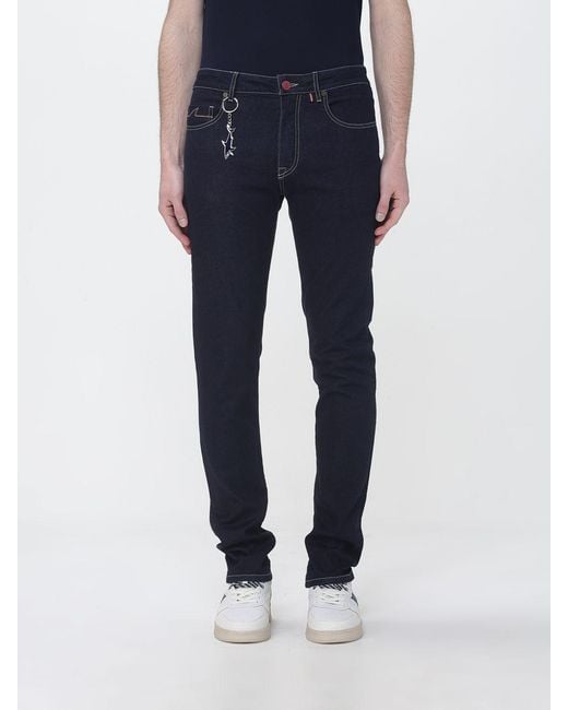 Paul & Shark Blue Paul &Amp Shark Denim Slim Fit Jeans for men