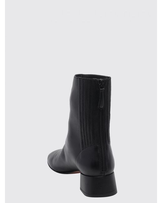 Aquazzura Black Saint Honorè Suede Chelsea Boots With Round Toe