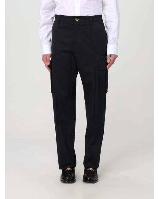 Pantalón Versace de hombre de color Black
