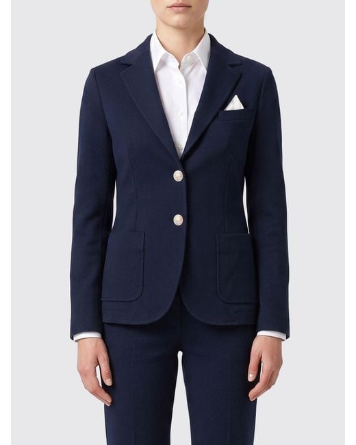 Circolo 1901 Blue Single Breasted Blazer