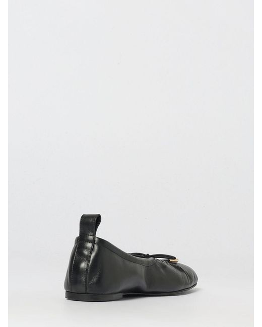 Alohas Black Rosalind Nappa Leather Ballet Flats