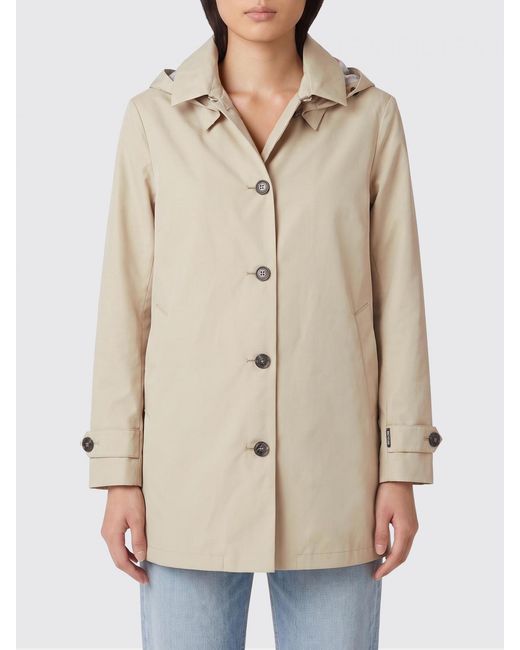 Save The Duck Natural April Polyester Raincoat