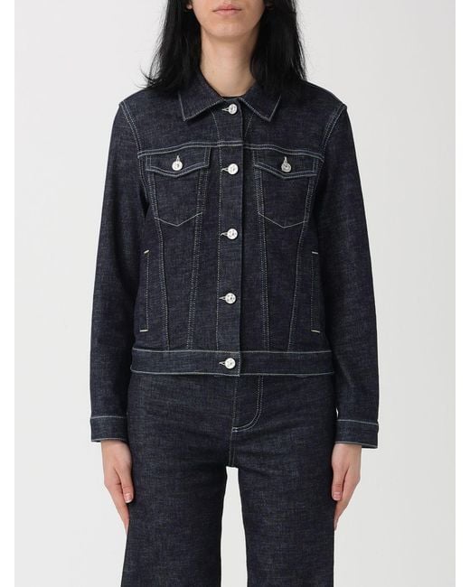 Marni Blue Stretch Denim Jacket