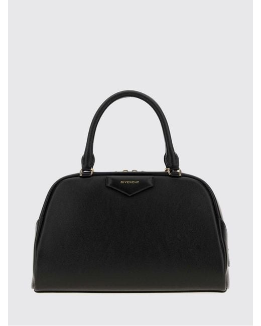 Givenchy Black Antigona East-West Soft Medium Leather Bag